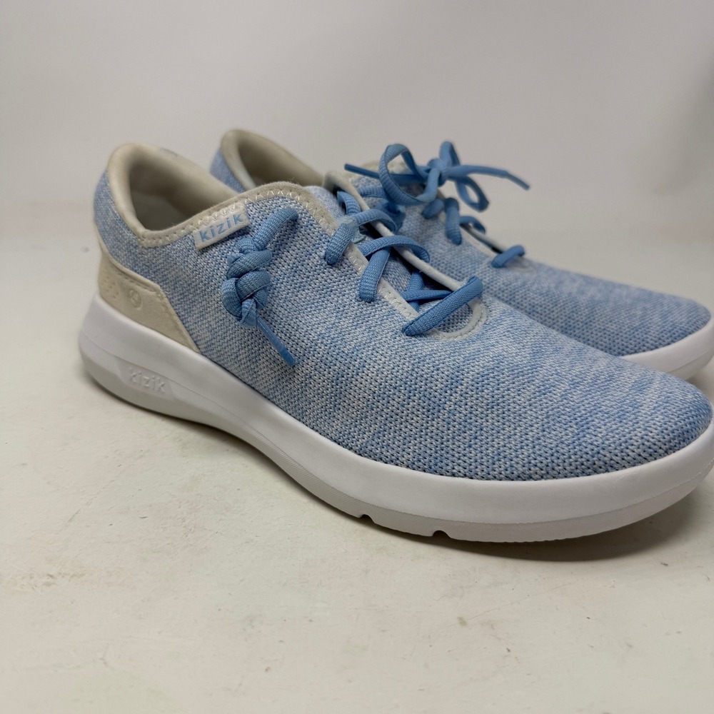 Kizik Sneakers Women 9 Athens Light Blue Hands-Free Slip On EUC